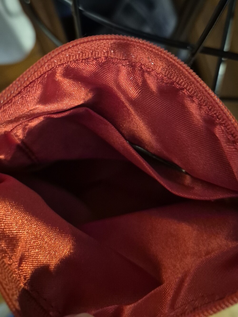 The Limited Red Metallic Mesh Mini Crossbody - Picture 4 of 6
